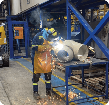 Fabricación equipos, tanque y tuberías