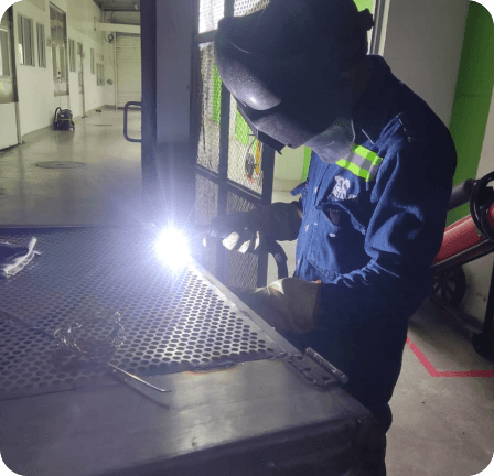 Aplicación de soldadura